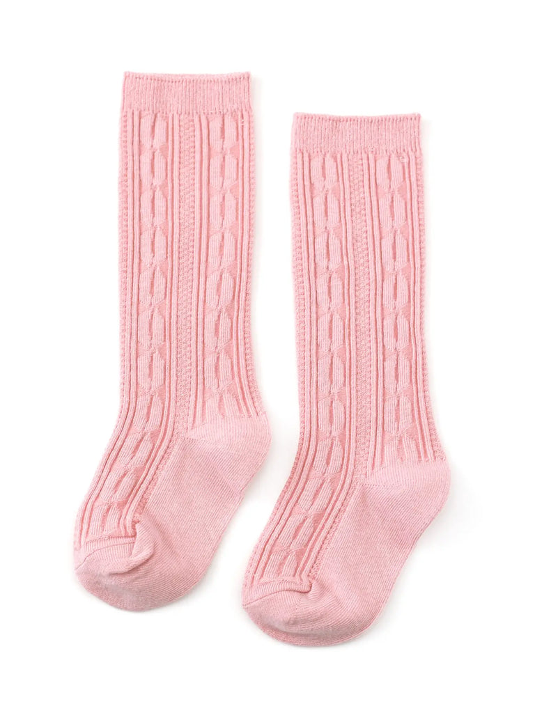 Little Stocking Co Cable Knit Knee High Socks (6827520852015)