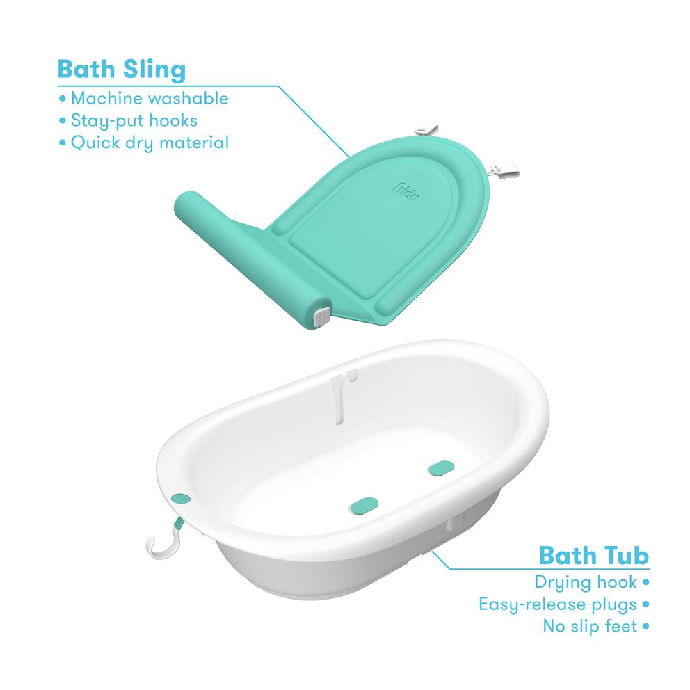 Fridababy 4-in-1 Grow-With-Me-Bath Tub (6831422832687)