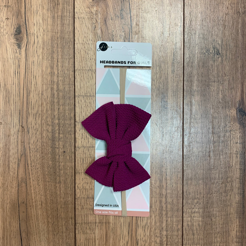 JLIKA - Baby Girl Headbands Nylon Bows (6745670549551)