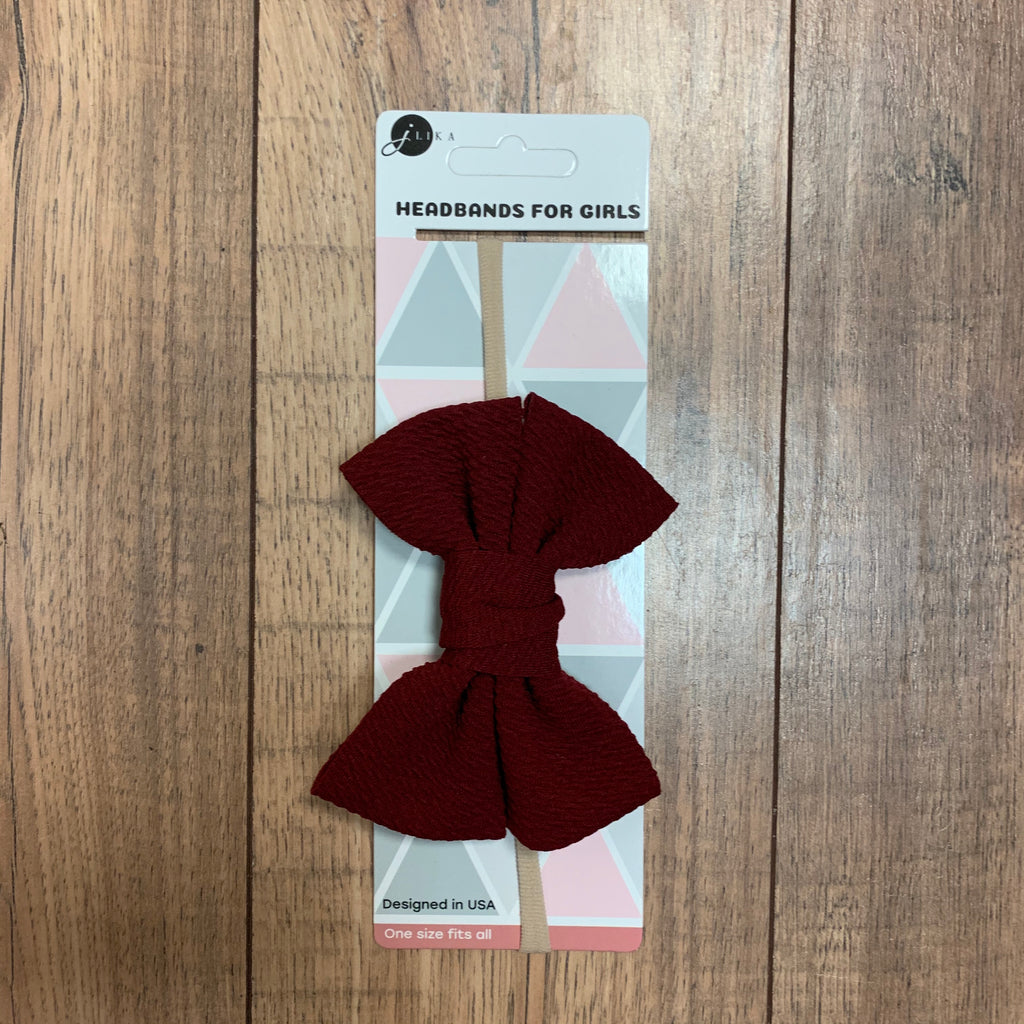 JLIKA - Baby Girl Headbands Nylon Bows (6745670549551)