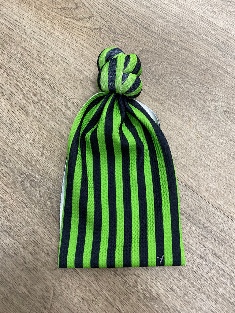 Retro Bow Co. Green & Black Striped (7136062144559)