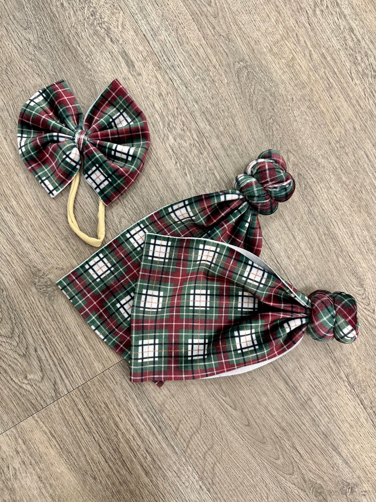 Retro Bows Co. Green Plaid (7997783408948)
