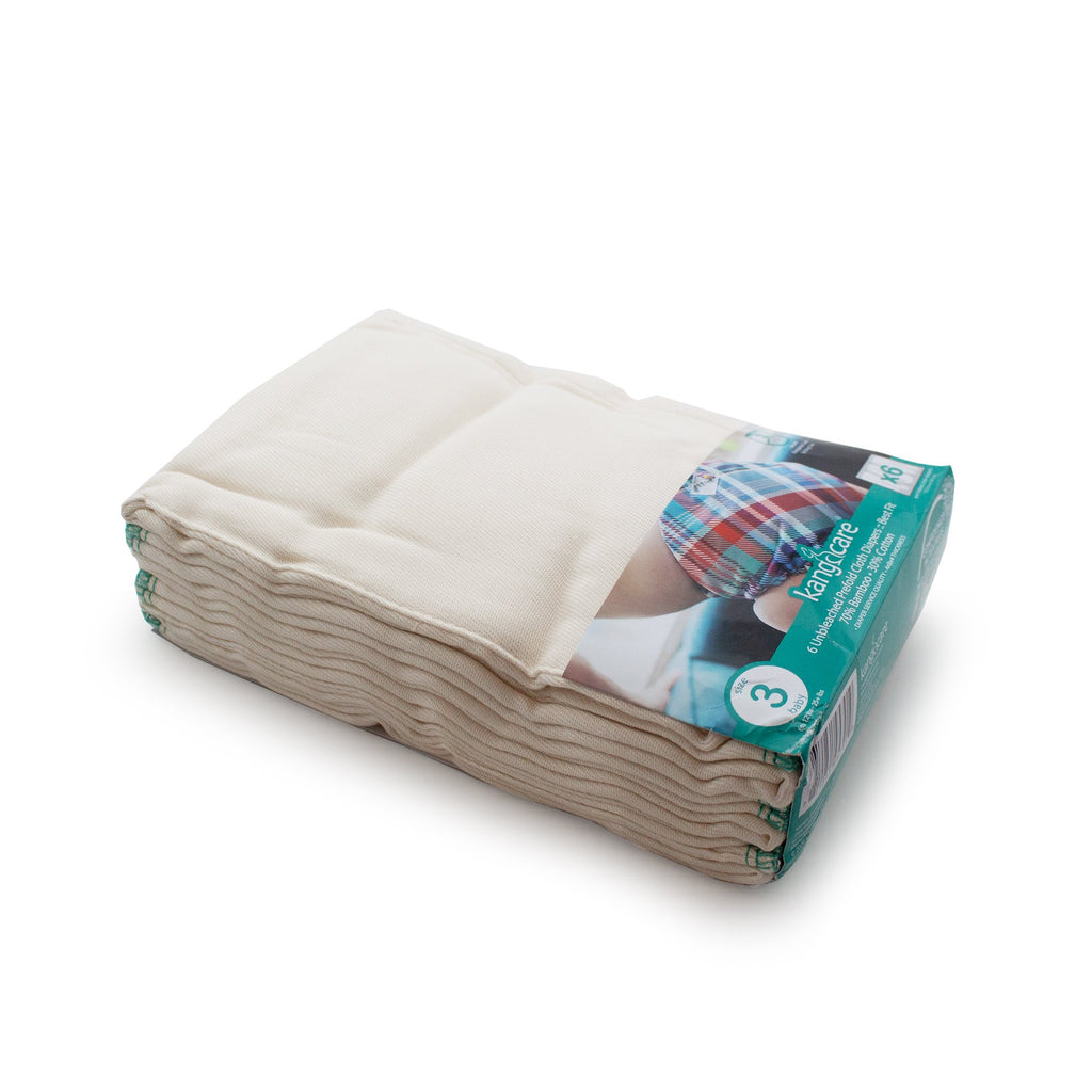 Kanga Care Bamboo Prefold Cloth Diapers (6pk) (6742582886447)