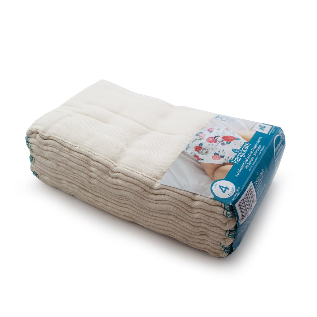 Kanga Care Bamboo Prefold Cloth Diapers (6pk) (6742582886447)