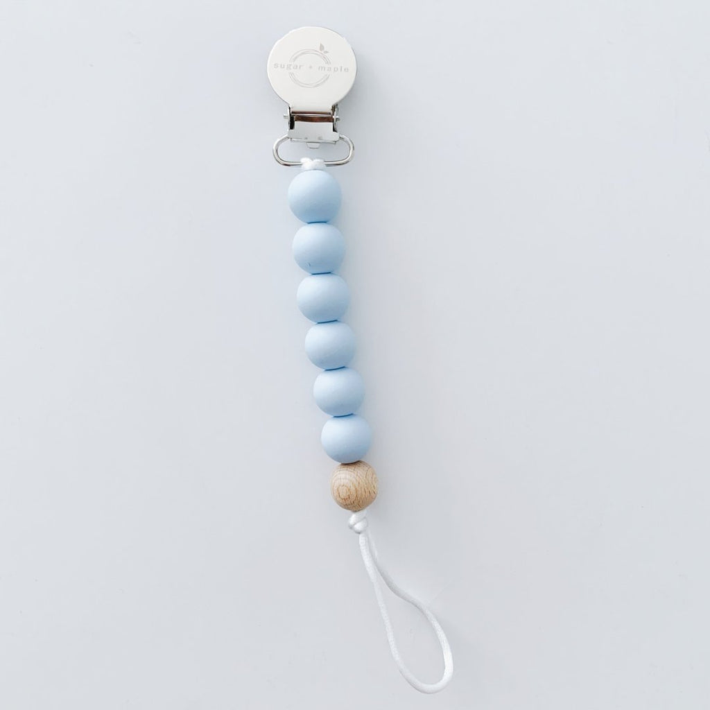 Sugar + Maple Paci + Teether Clip (more colors) (4865265106991)