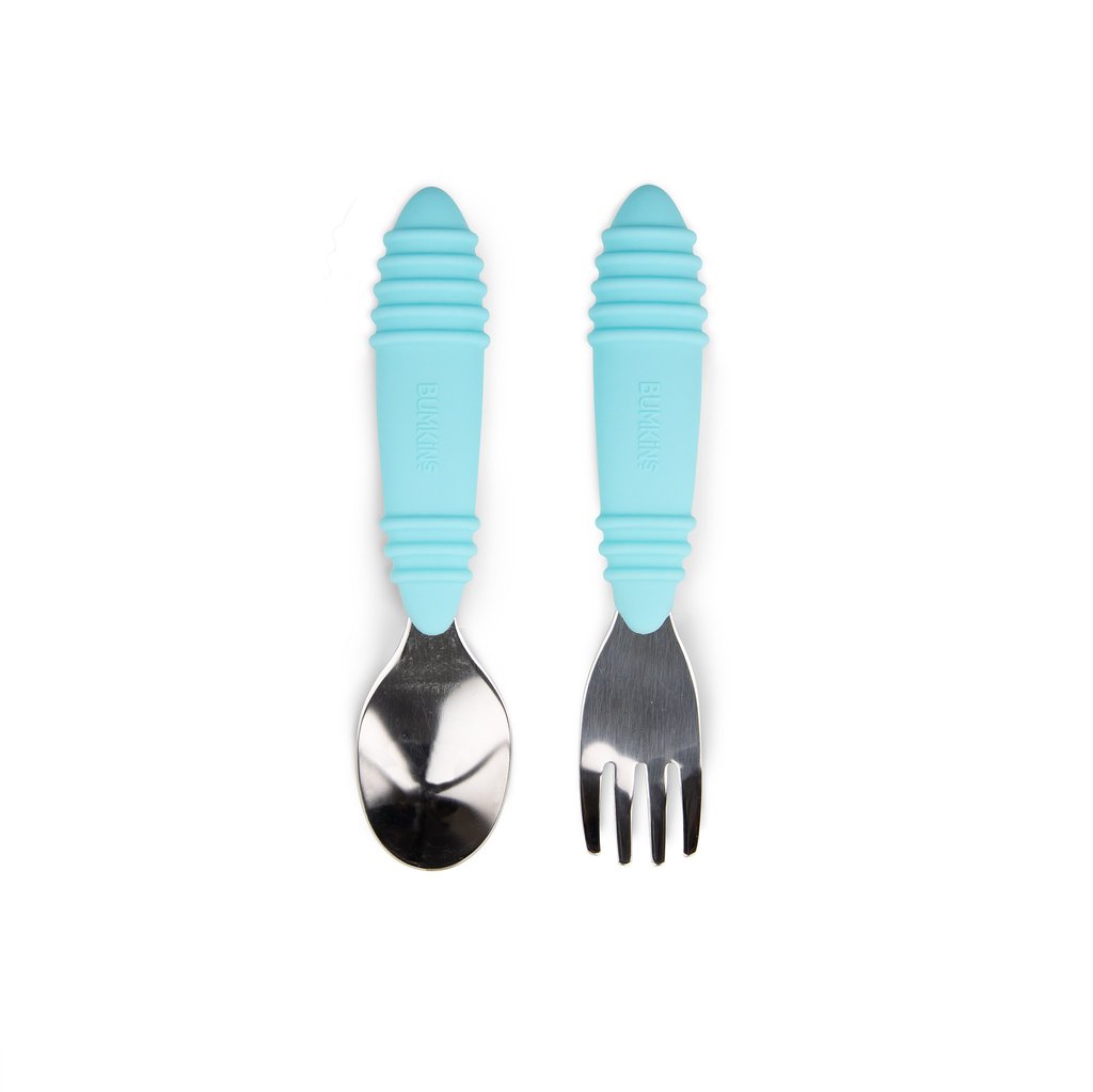 Bumkins Spoon + Fork Set (more colors) (4419117449263)