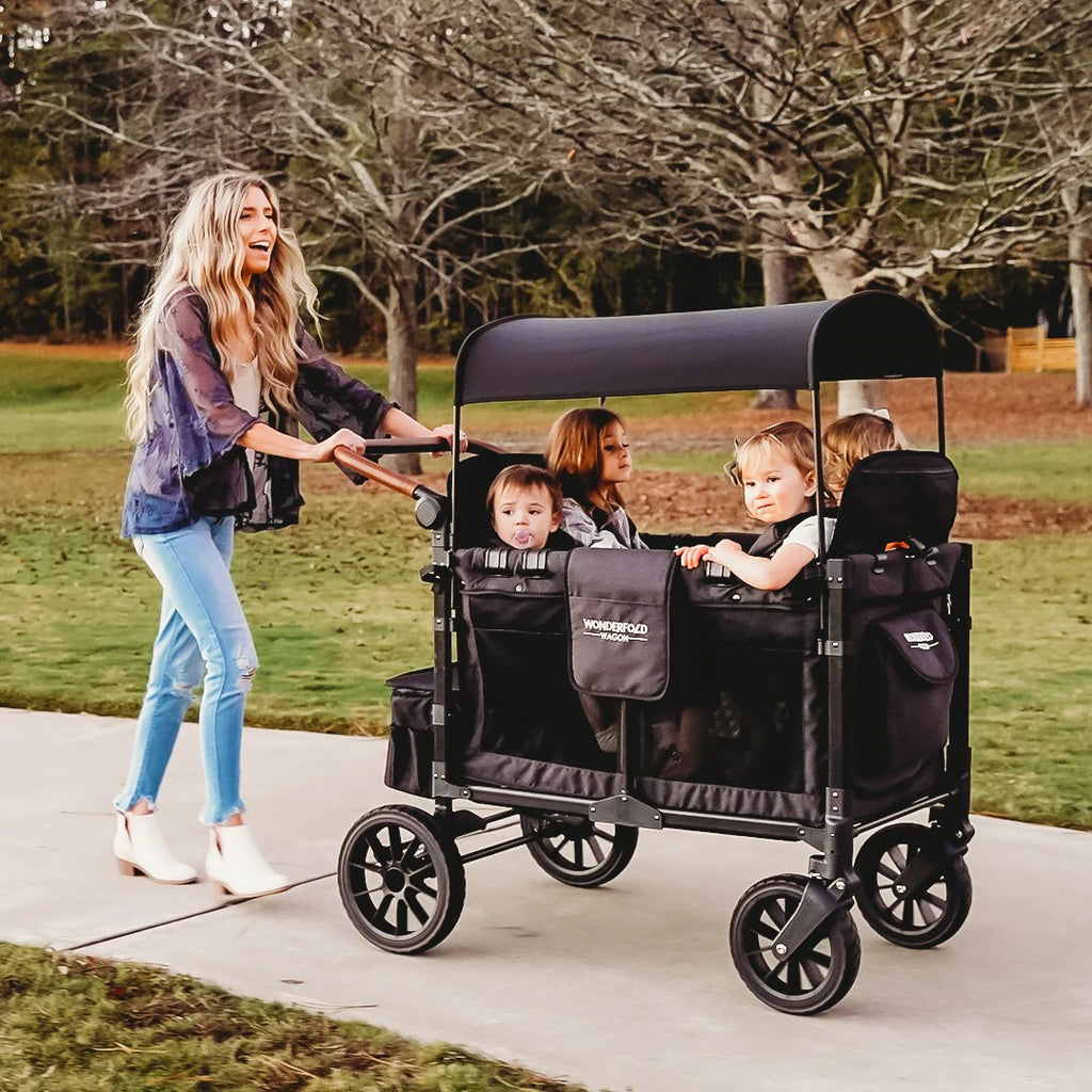 Wonderfold W4 Luxe Quad Stroller Wagon 4 Seater Max Mamas