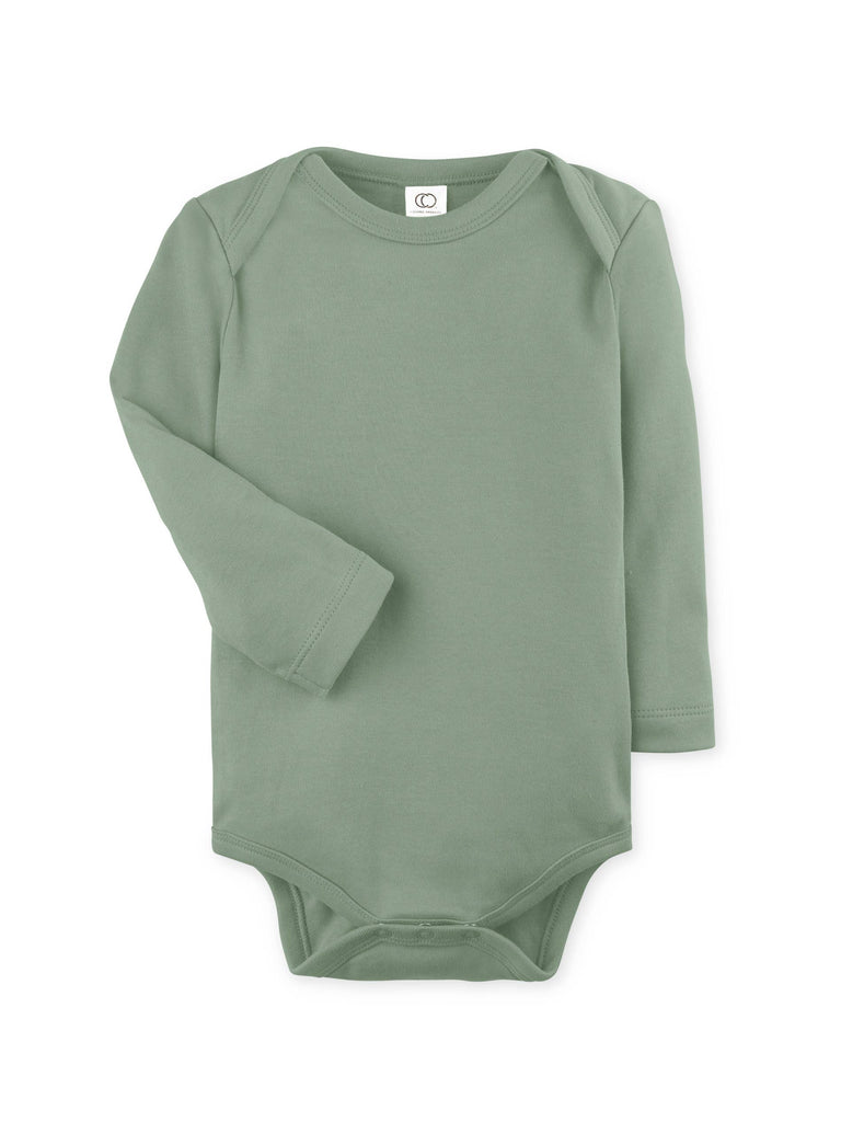 Colored Organics Classic Long Sleeve Bodysuits (More Colors) (6749808656431)