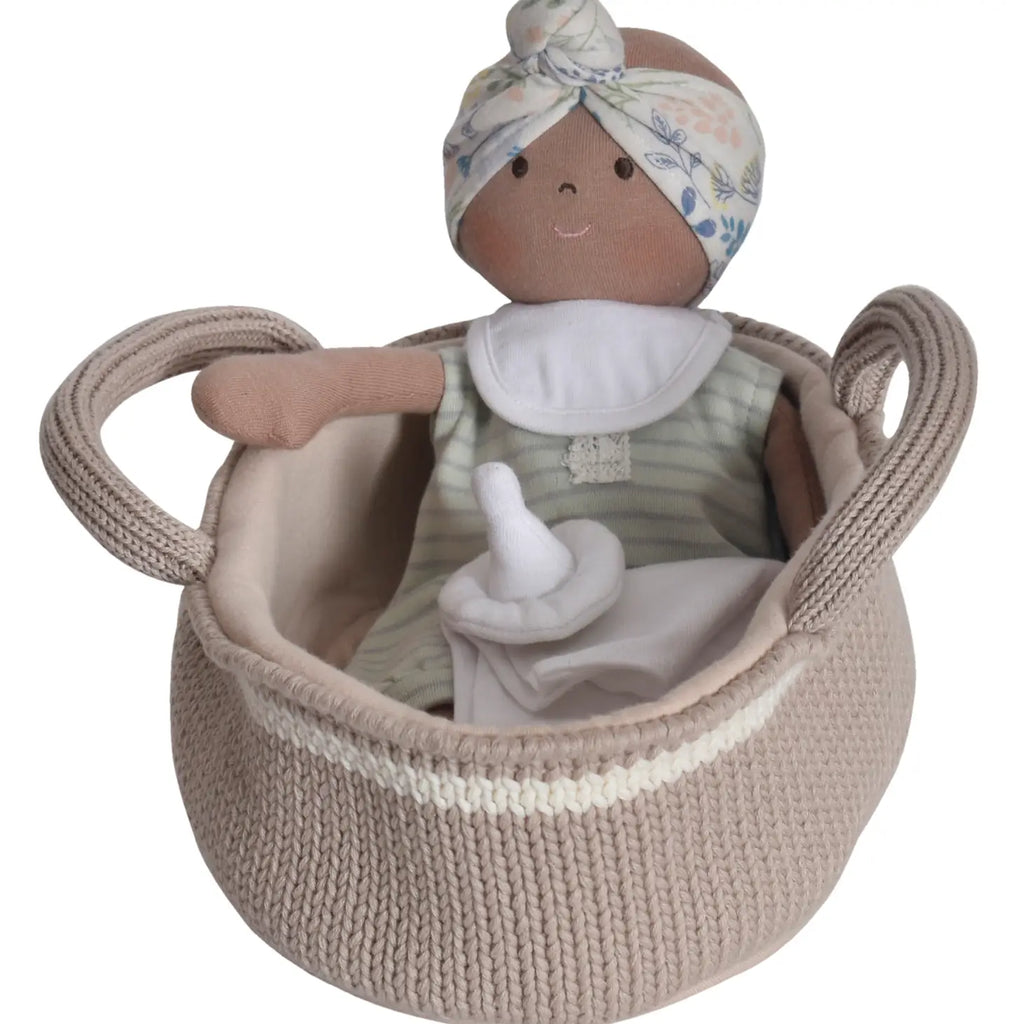 Tikiri Carry Cots with a Baby, Soother & Lovey (7170198929455)