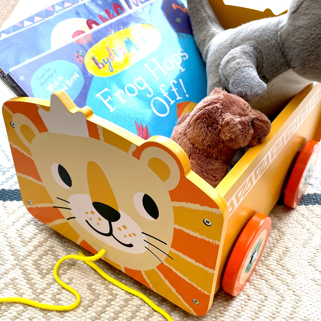 BeeSmartToys Lion Pull Along Toy Box (7133416914991)