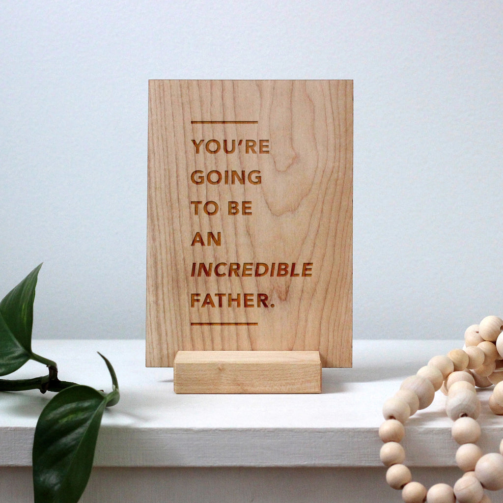 Gladfolk Wooden Father's Day Cards (7031780966447)
