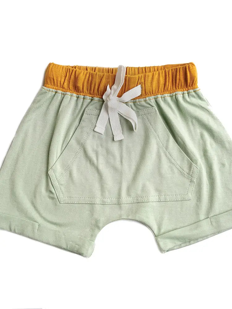 Bamboo Boy Shorts - Seagrass (8066082406708)
