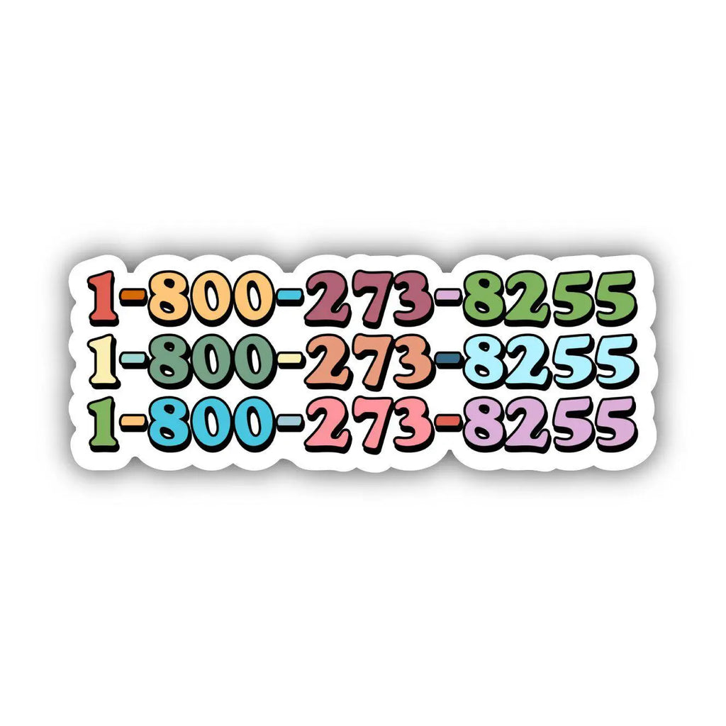 Big Moods National Suicide Prevention Lifeline Sticker (8056278679860)