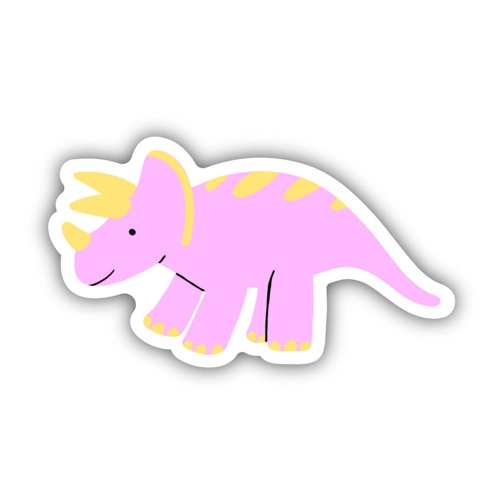 Pink Dinosaur Sticker (7002176290863)