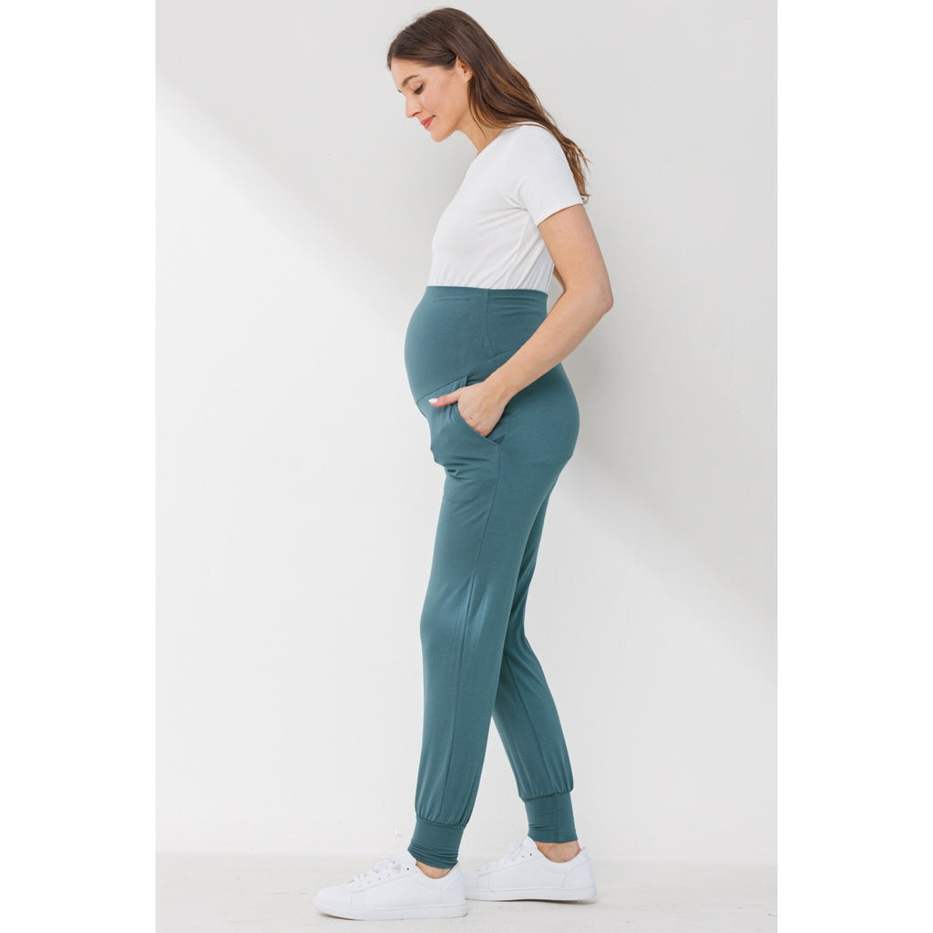 Hello Miz Rayon Modal Maternity Jogger Pants (7010425602095)
