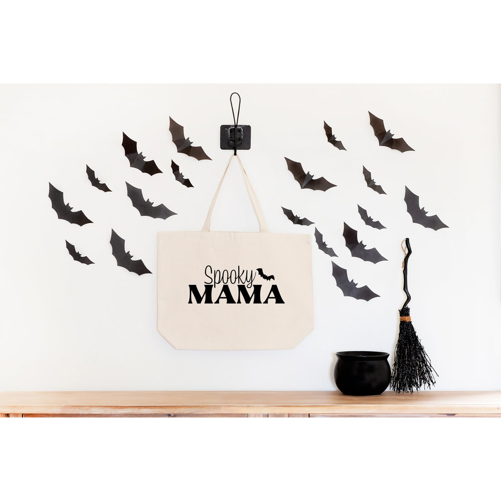 Love You a Latte Spooky Mama XL Tote Bag (7088102309935)