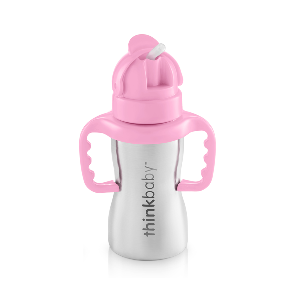 Thinkbaby Thinkster of Steel Straw Bottle (4299149836335)