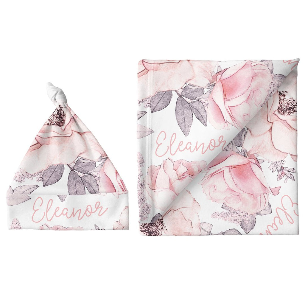 Sugar + Maple Blanket & Hat Set - Wallpaper Floral (6753697071151)
